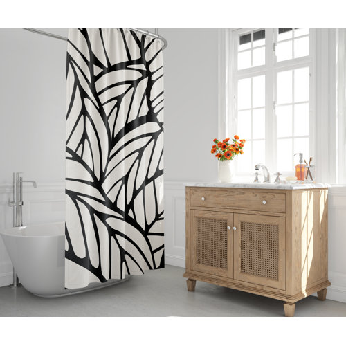 ULLI HOME Caro MidCentury Shower Curtain Wayfair